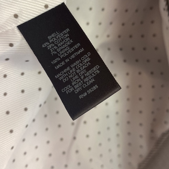 Express Notch Collar One Button Blazer - Light Grey - 2 - Picture 8 of 13